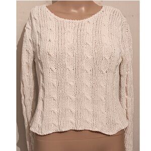 J Jill Hand Knit Sweater Size Small